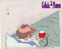 Candy Candy Cel of a Sick Man in Hospital Bed B1E